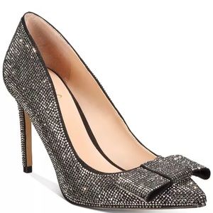 INC Women's Kalina Bling Bow Pumps Rhinestone